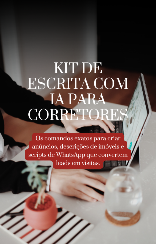 Capa do Ebook Kit de Escrita com IA para Corretores